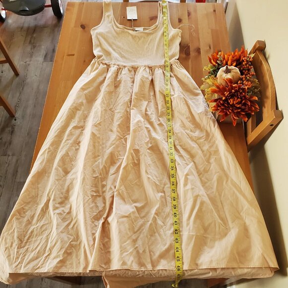 A New Day - Women's Midi Ballet Dress Taupe Size M - Picture 10 of 11